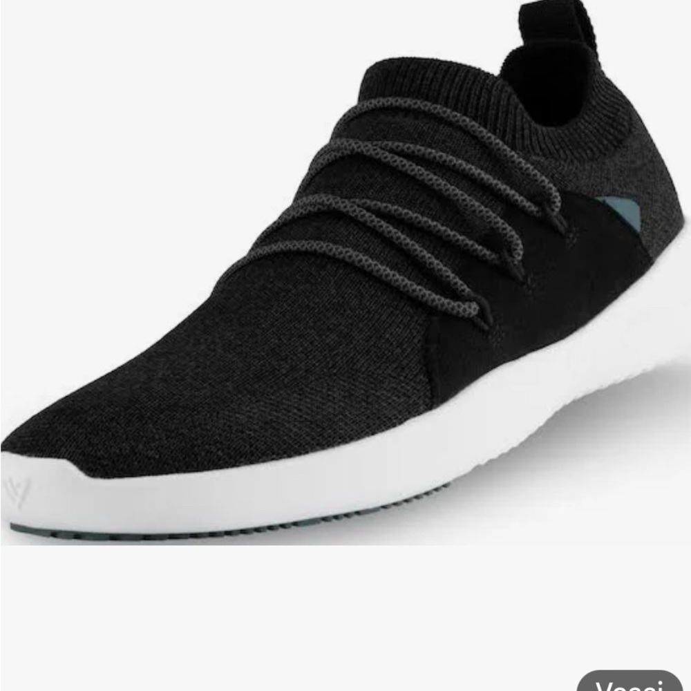 Vessi Black and White waterproof Athletic Shoes